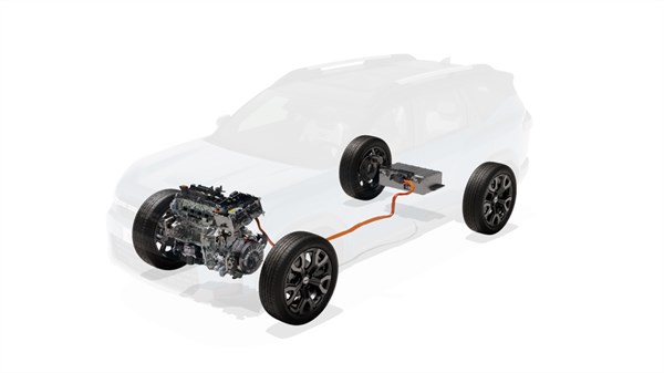 Technologie hybrid 155 - Dacia Bigster