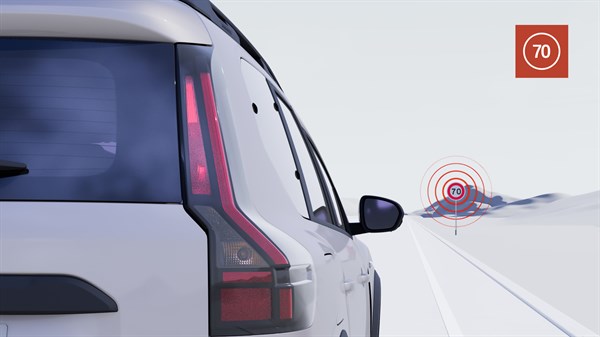 Dacia Jogger - Traffic sign recognition with speed alert