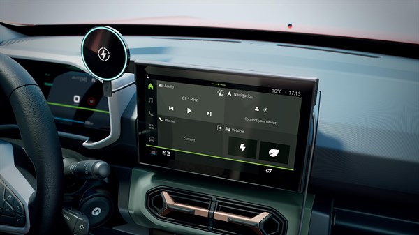 MagSafe semi-integrated wireless smartphone charger - Spring