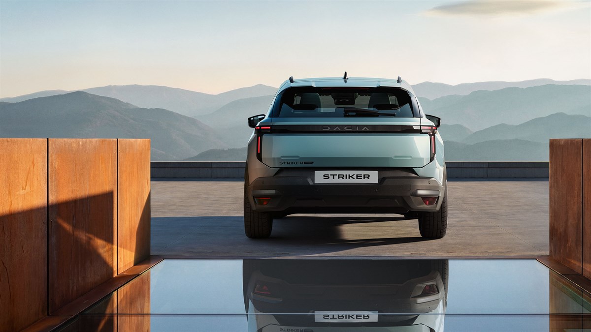 Dacia Striker - rear end design